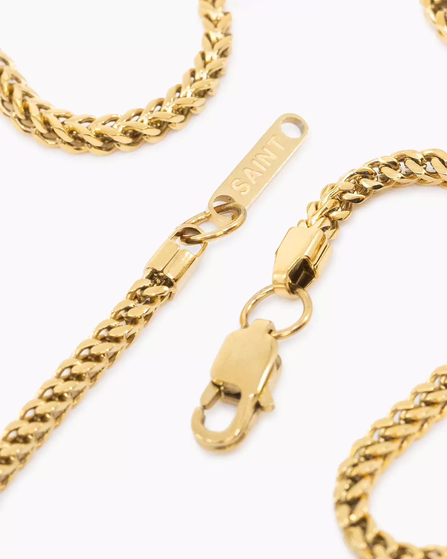 Saint Morta 2.5mm Franco Chain Gold