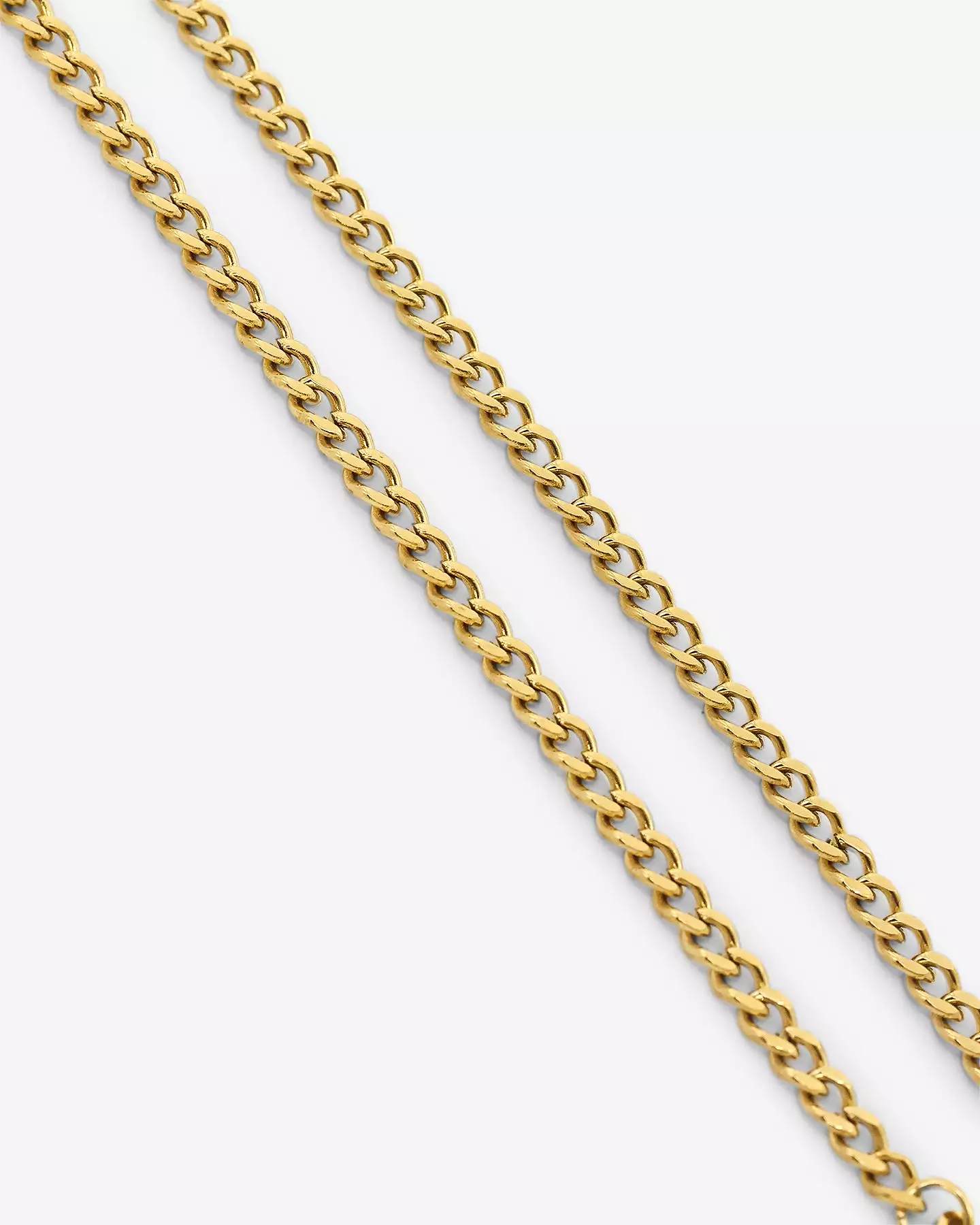 Saint Morta 3mm Micro Cuban Chain Gold