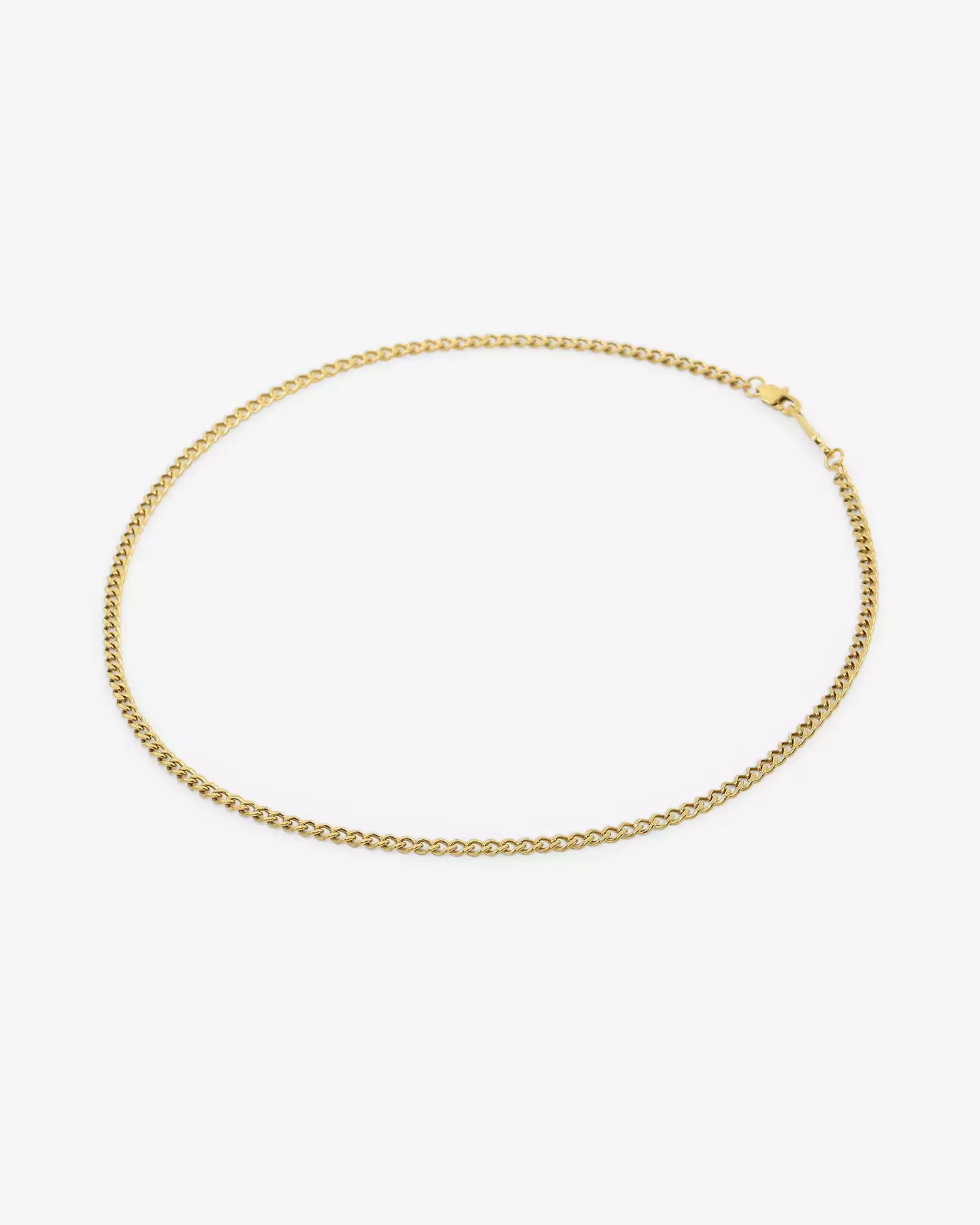 Saint Morta 3mm Micro Cuban Chain Gold