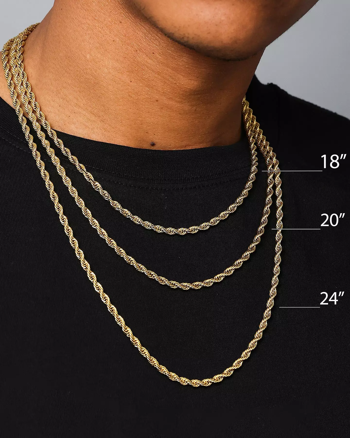 Saint Morta 3mm Micro Cuban Chain Gold