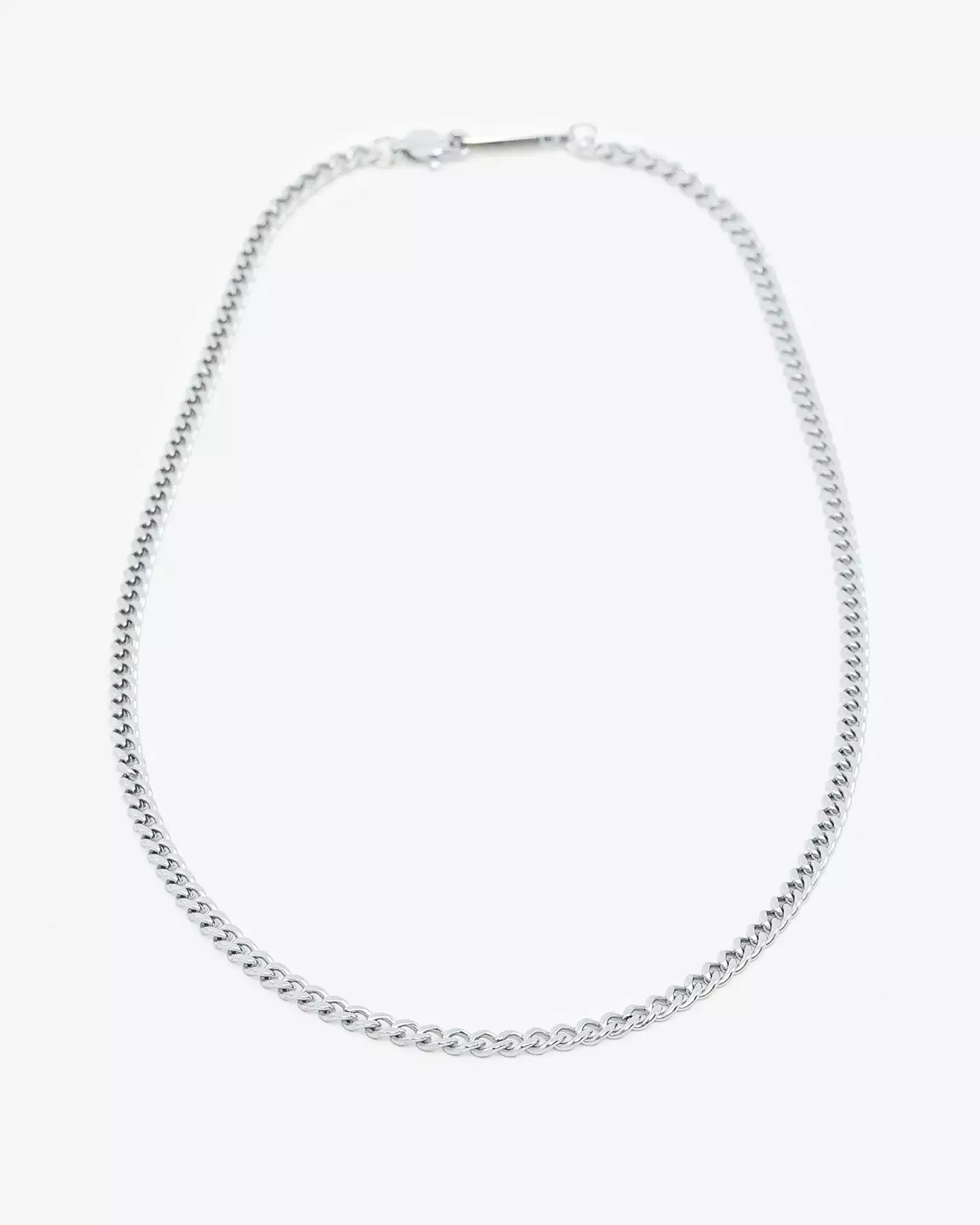 Saint Morta 3mm Micro Cuban Chain White Gold