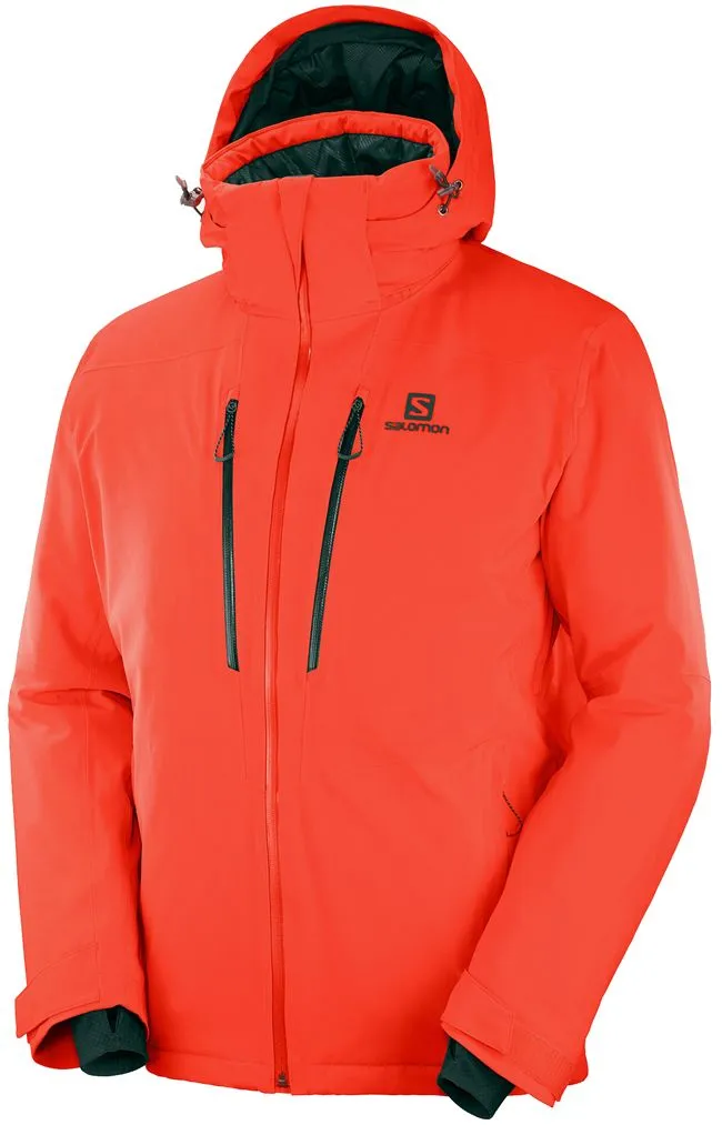 Salomon Ski Clothing Mens IceFrost Jacket Cherry Tomato