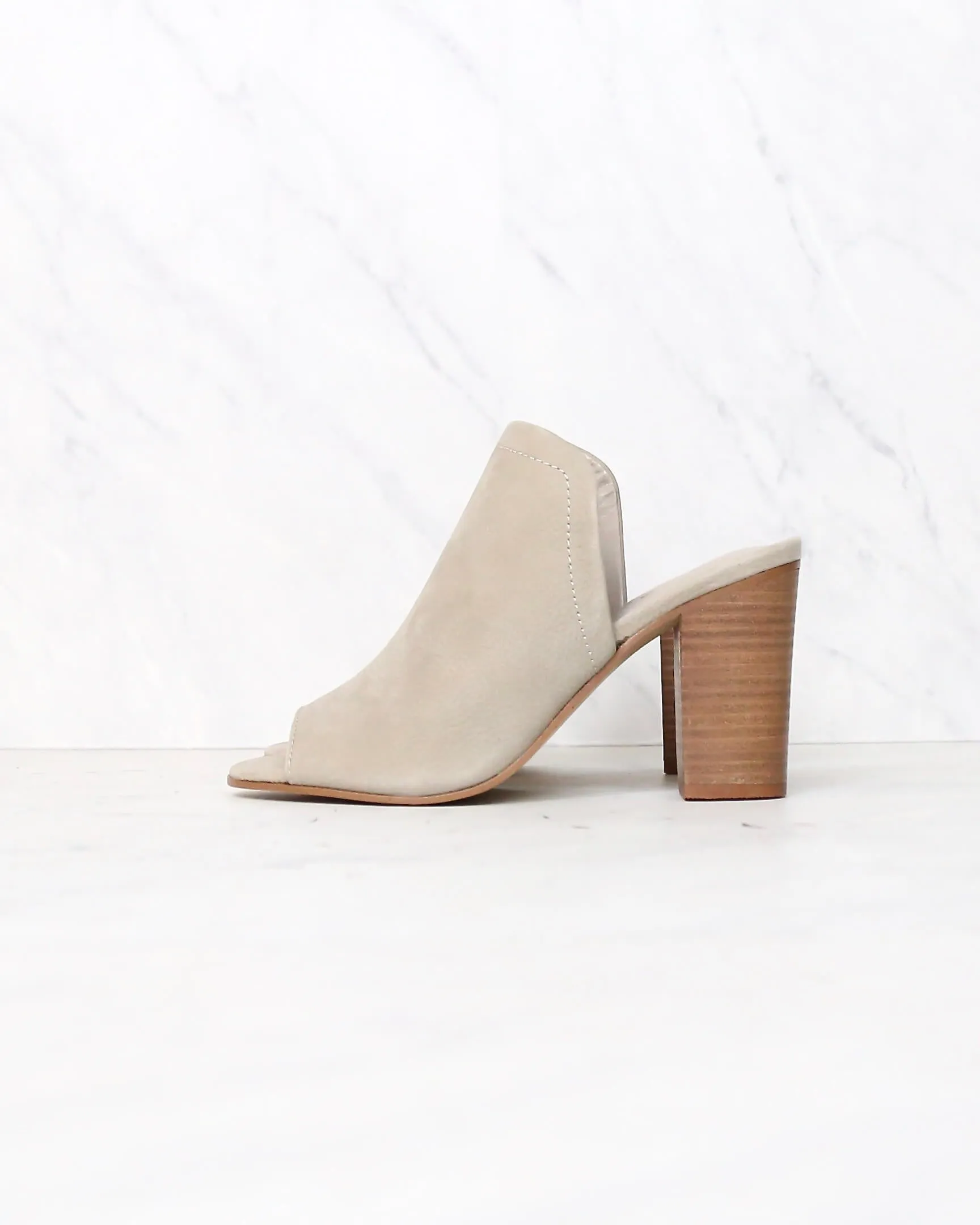 Sbicca - Lova Block-Heel Mules in Grey