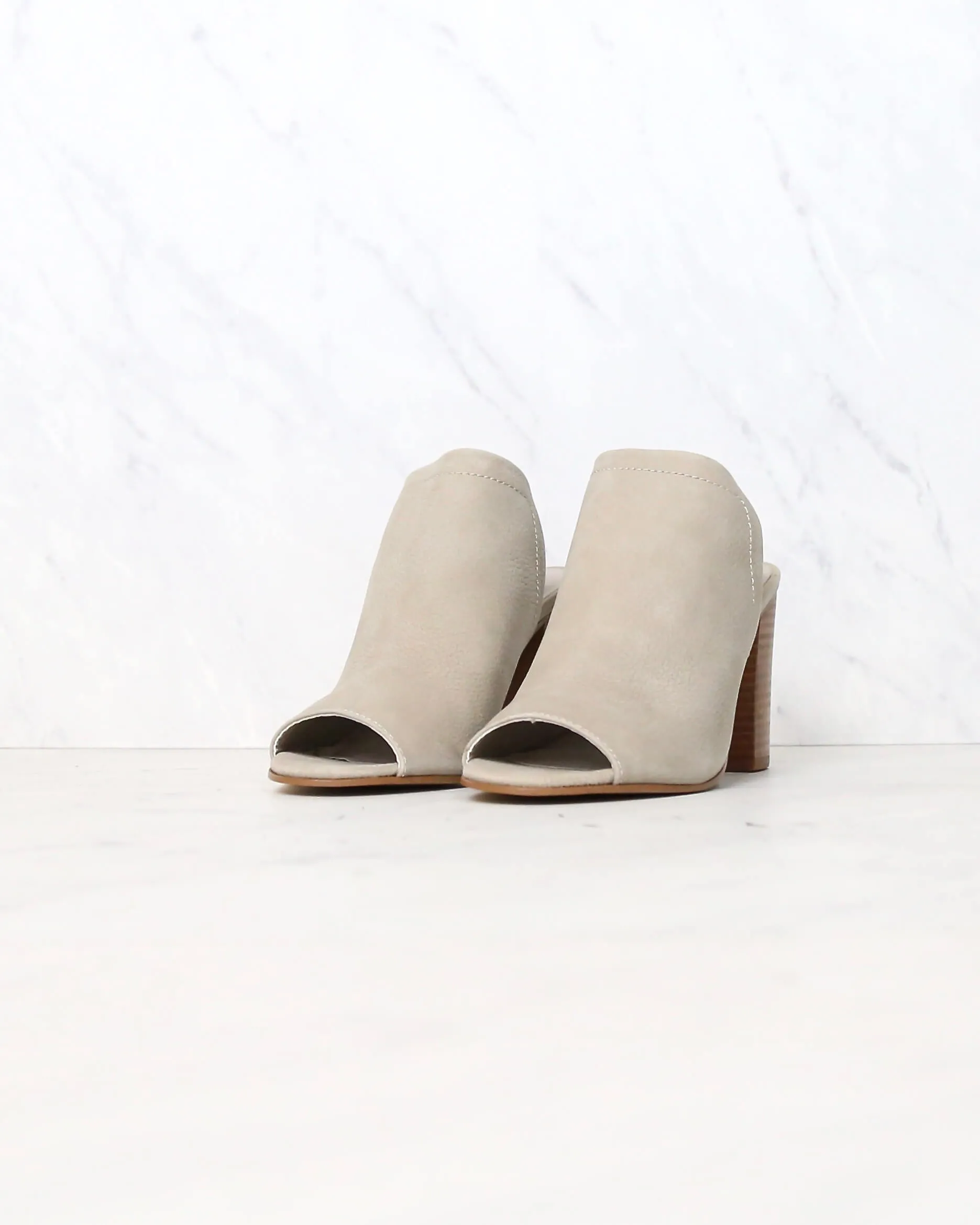 Sbicca - Lova Block-Heel Mules in Grey