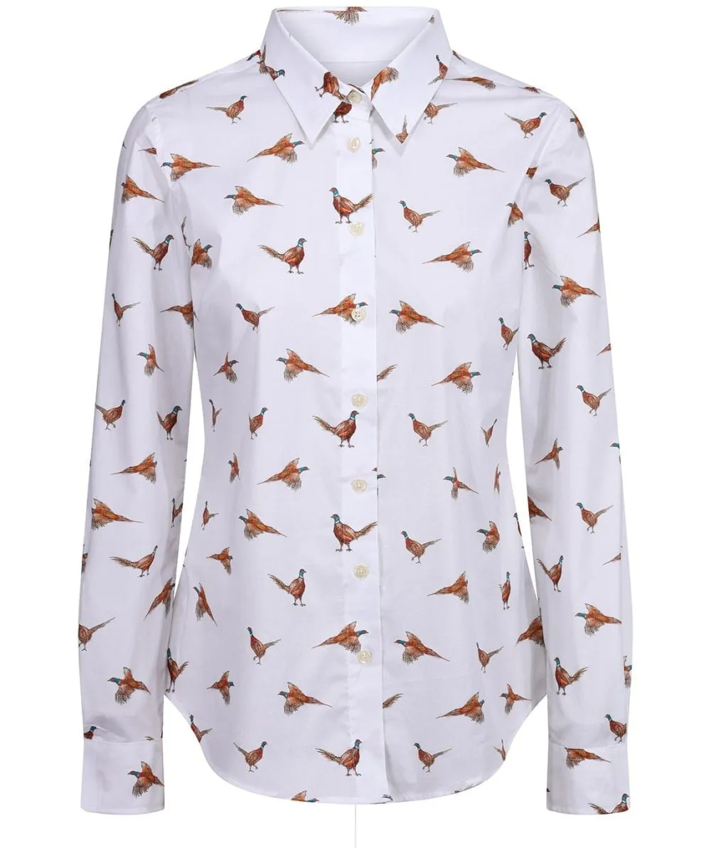 Schoffel Womens's Norfolk Shirt - Pheasant Print - Gillanders.ie Town & Country Clothing