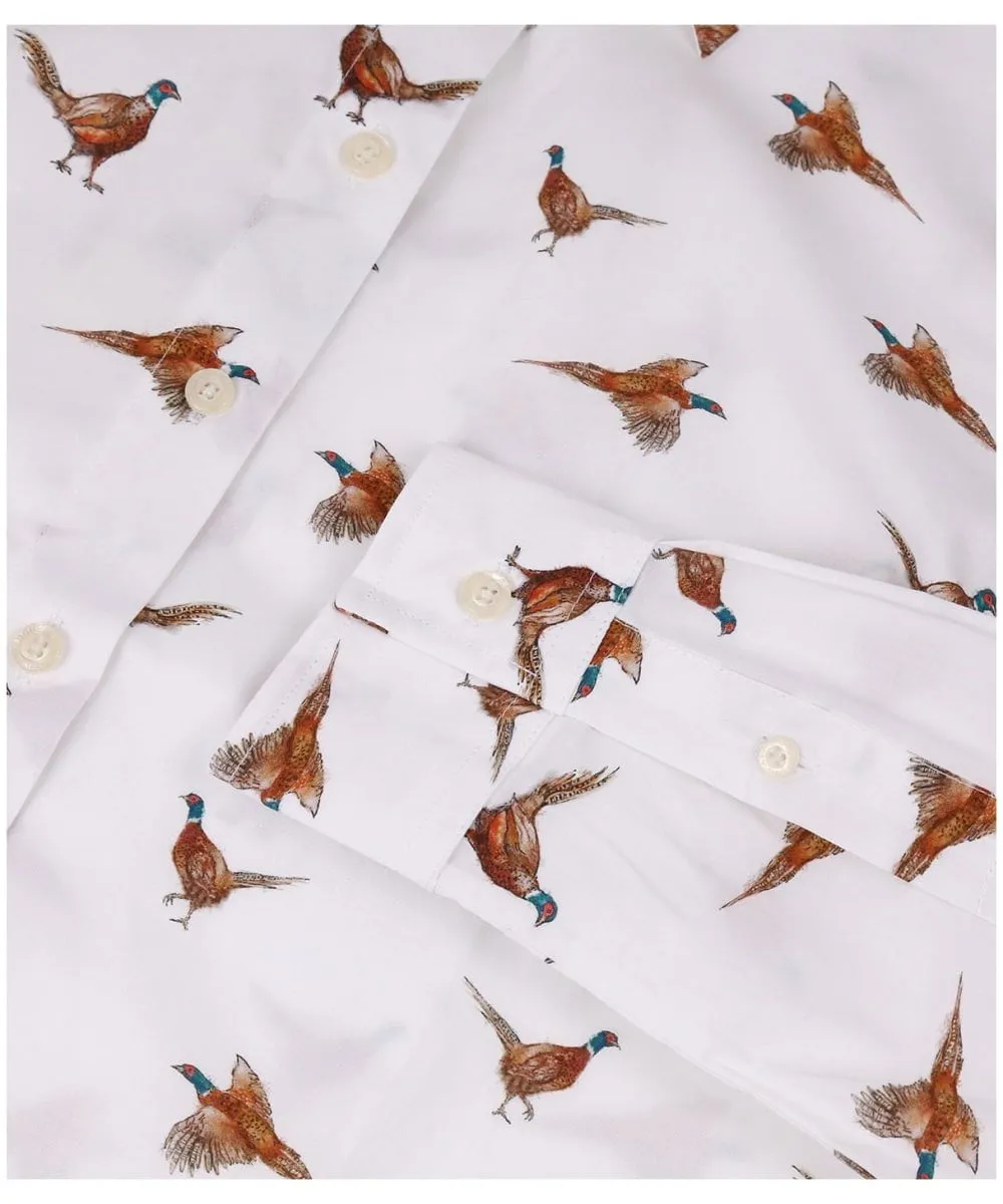 Schoffel Womens's Norfolk Shirt - Pheasant Print - Gillanders.ie Town & Country Clothing