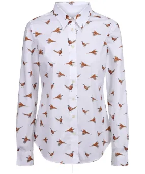 Schoffel Womens's Norfolk Shirt - Pheasant Print - Gillanders.ie Town & Country Clothing