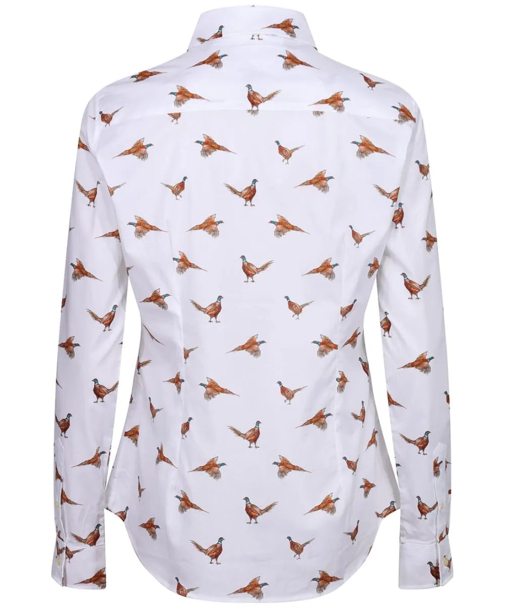 Schoffel Womens's Norfolk Shirt - Pheasant Print - Gillanders.ie Town & Country Clothing