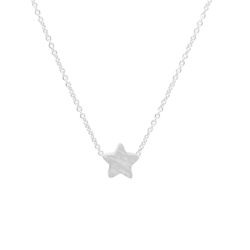 Silver Handmade Star Necklace