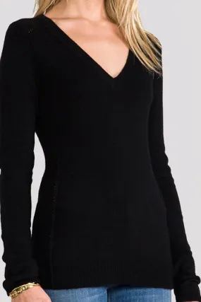 SkinnyShirt Long Sleeve Sweater Black