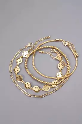 Smiley Bracelet Set