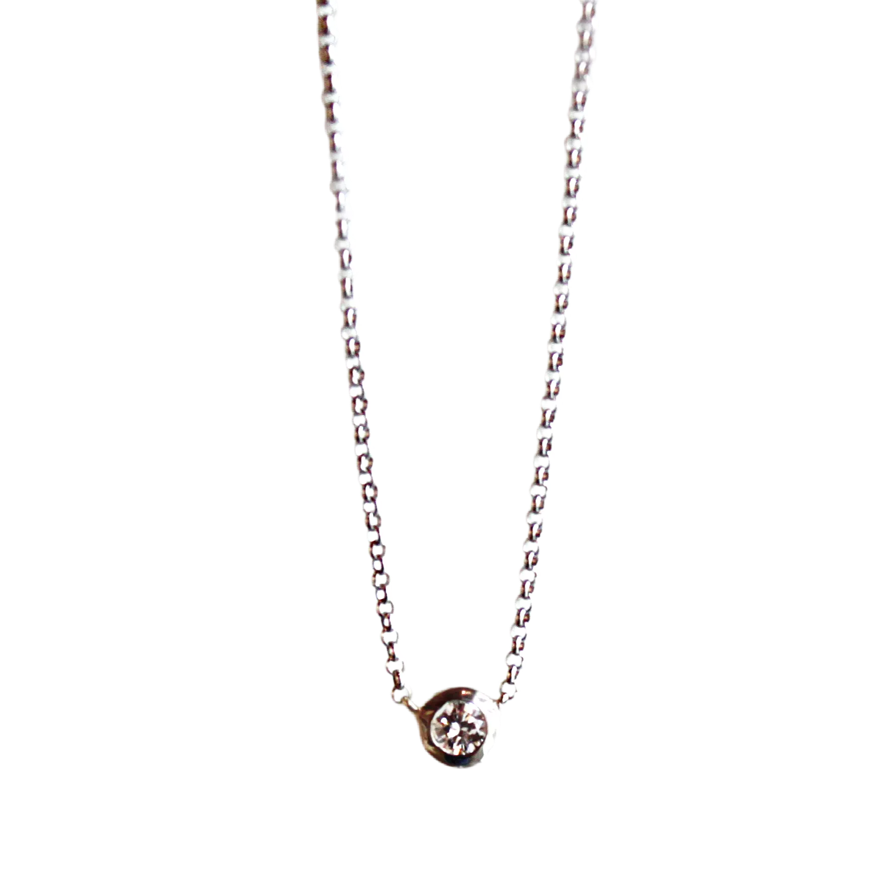 Solitaire Diamond Necklace