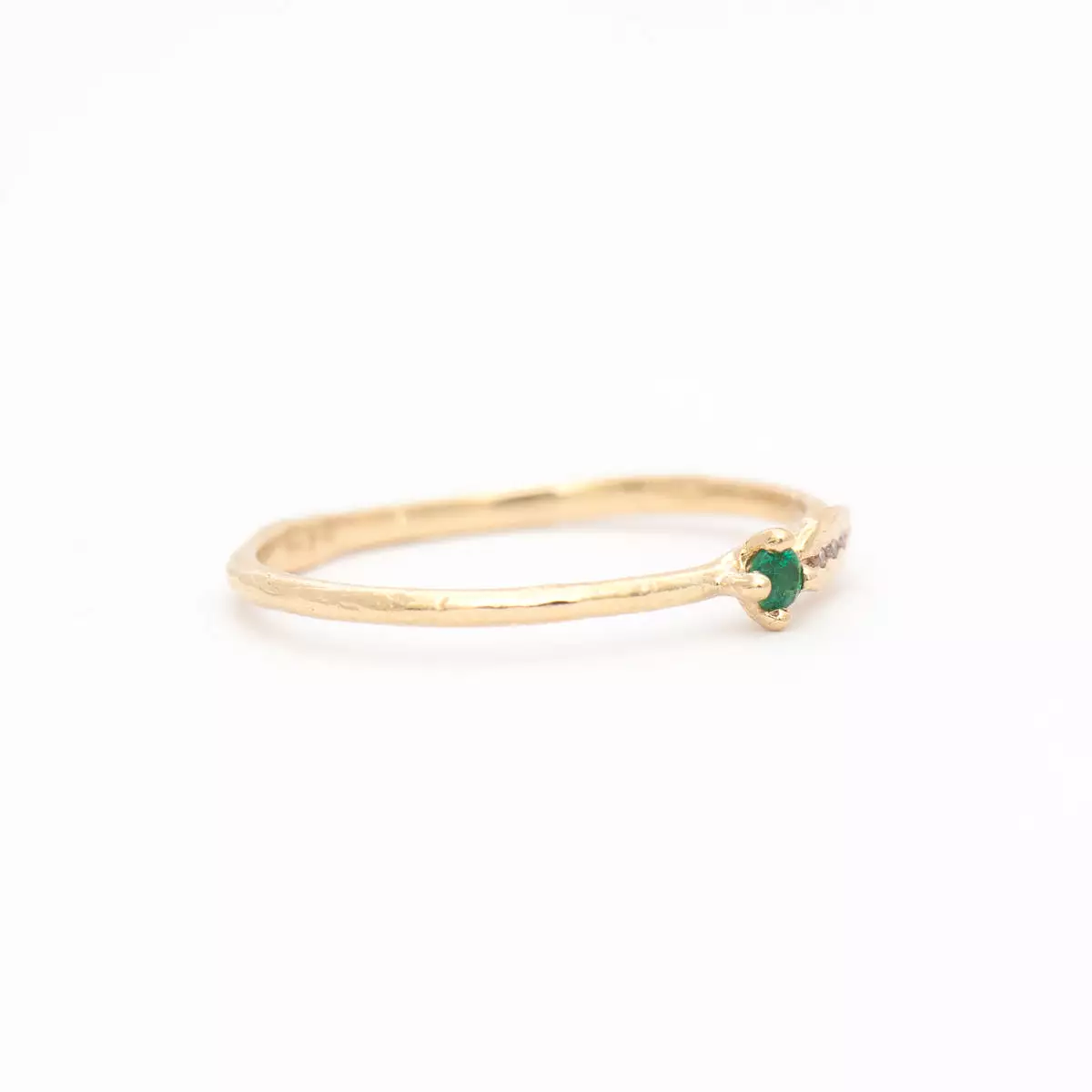 Sprout Emerald Ring