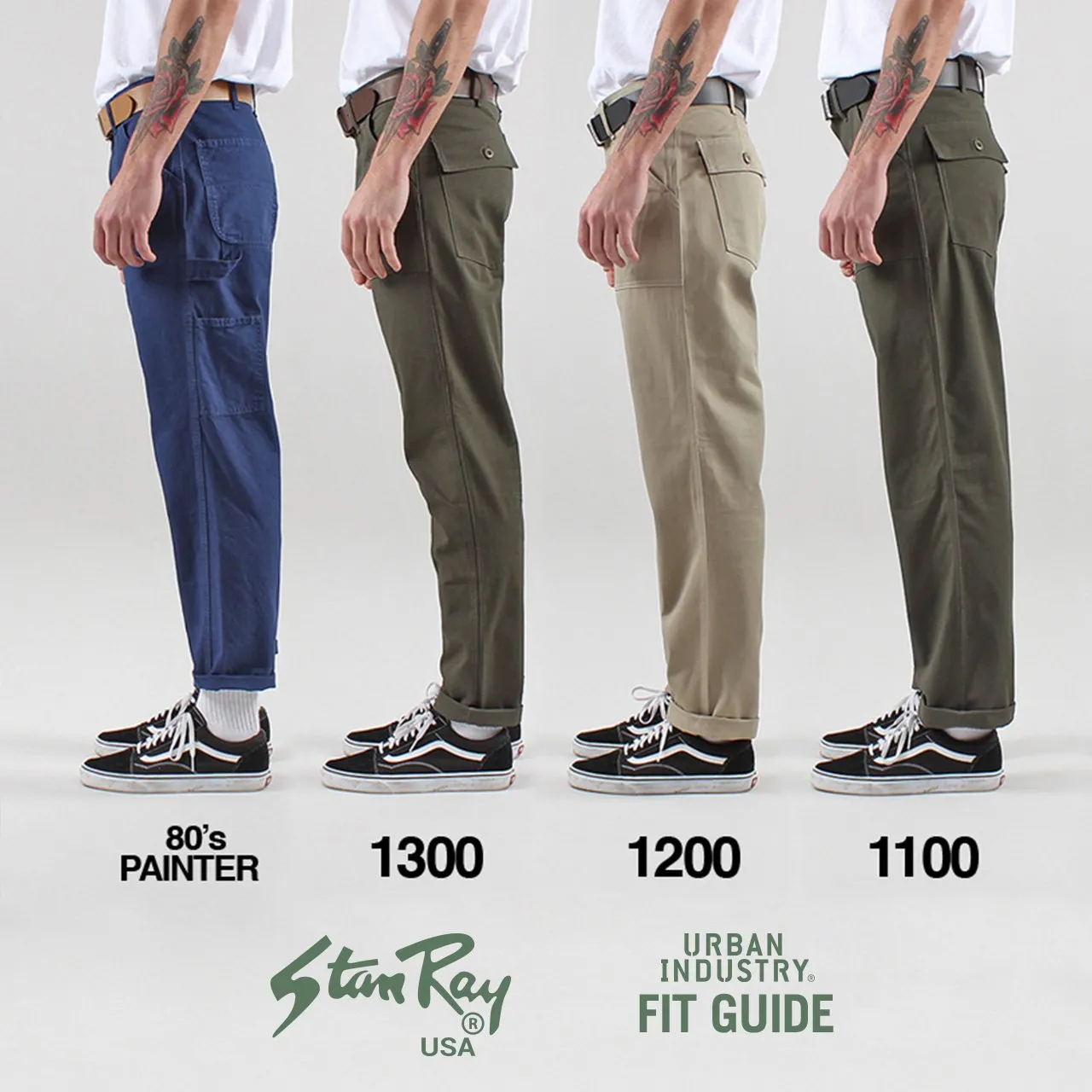 Stan Ray Taper Fit Fatigue Pants - 1200 Series