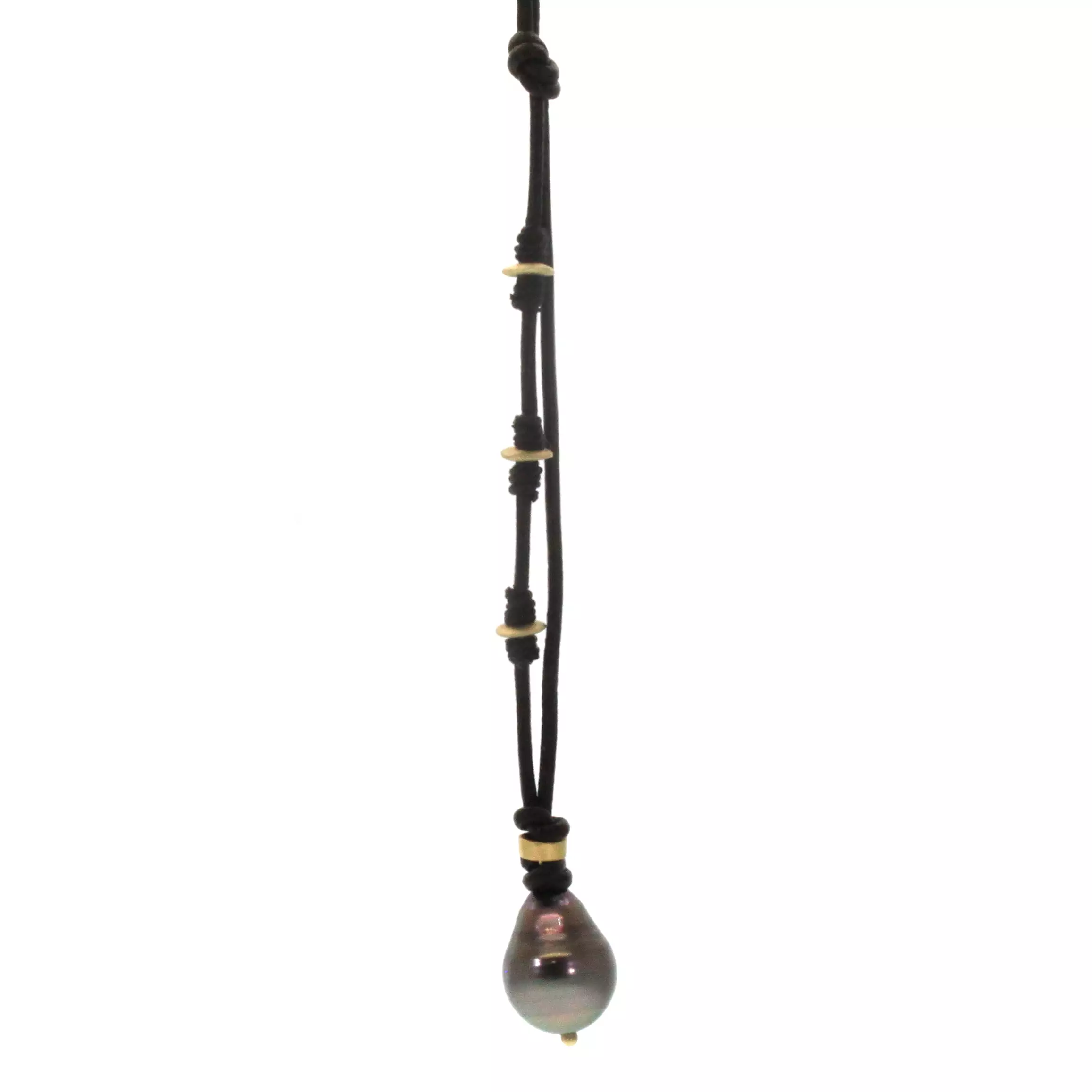 Tahitian Pearl Drop Lariat Necklace