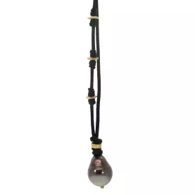 Tahitian Pearl Drop Lariat Necklace