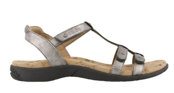 Taos Trophy 2 Strappy Sandal- Pewter