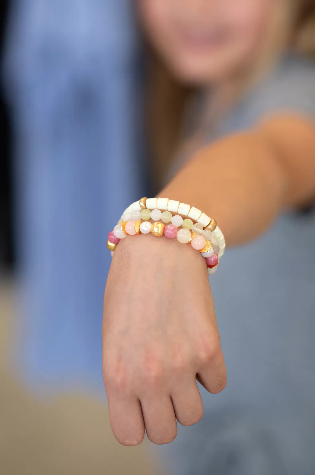 The Penelope 'Gracie' Bracelet Stack by Annie Claire Designs