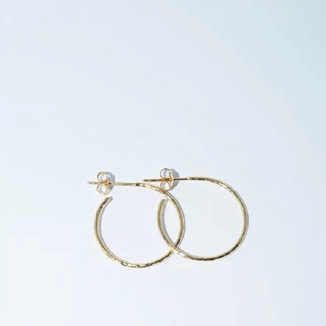 Thora Hoop Earrings, 14k Gold Vermeil