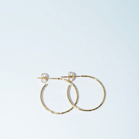 Thora Hoop Earrings, 14k Gold Vermeil