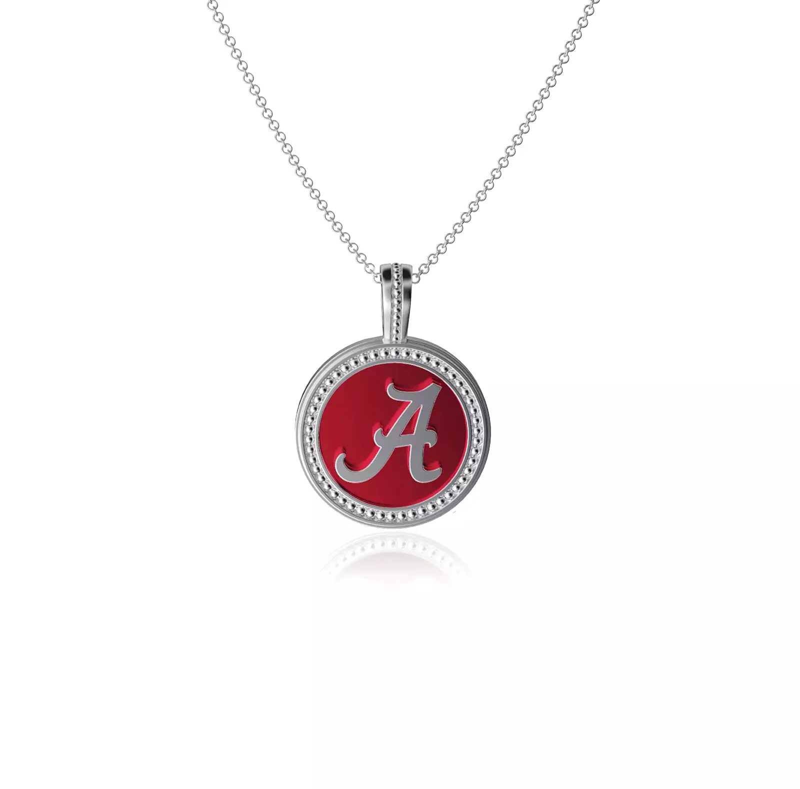 University of Alabama Coin Pendant Necklace - Enamel