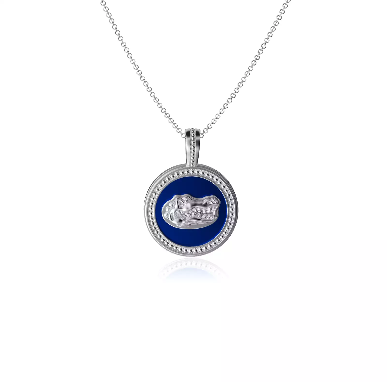 University of Florida Coin Pendant Necklace - Enamel