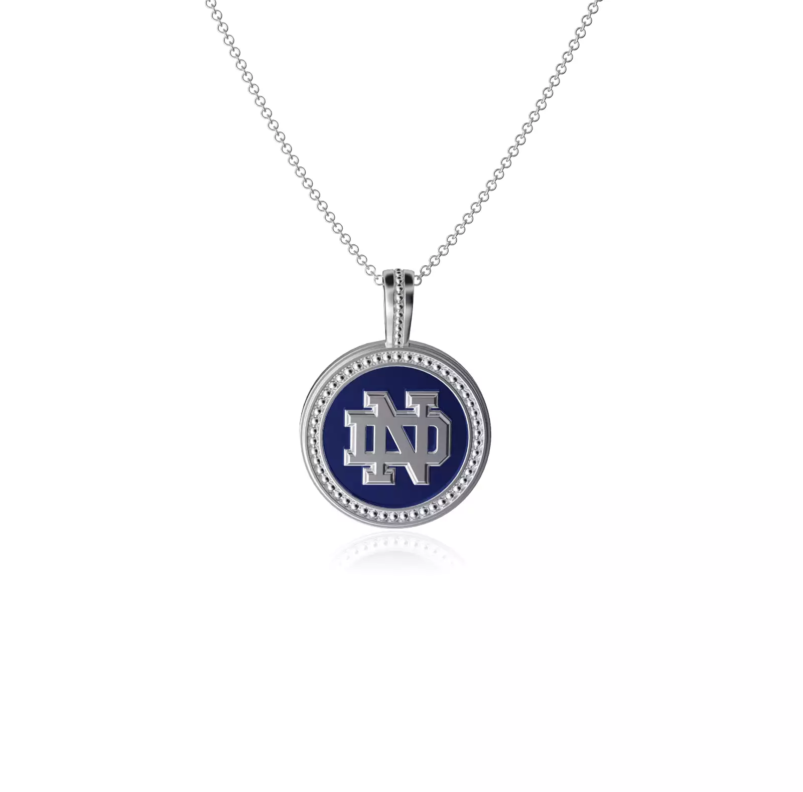 University of Notre Dame Coin Pendant Necklace - Enamel