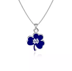 University of Notre Dame Shamrock Pendant Necklace - Enamel