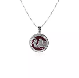 University of South Carolina Coin Pendant Necklace - Enamel