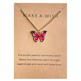 Women Butterfly Pendant Necklace Jewellery Xmas Gift S 3848449