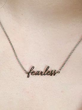 Word Adjustable Necklace