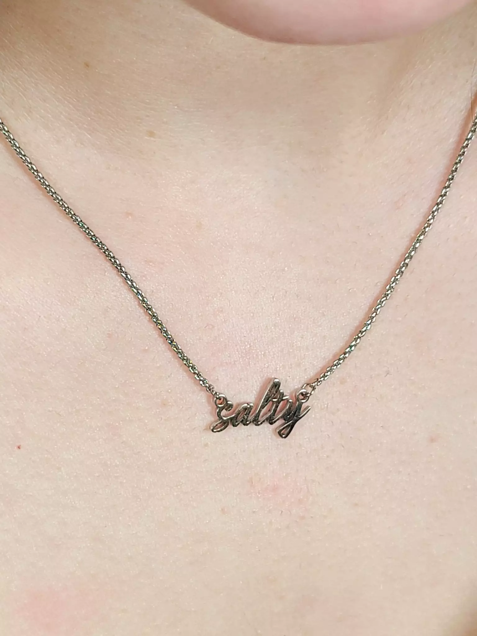 Word Adjustable Necklace