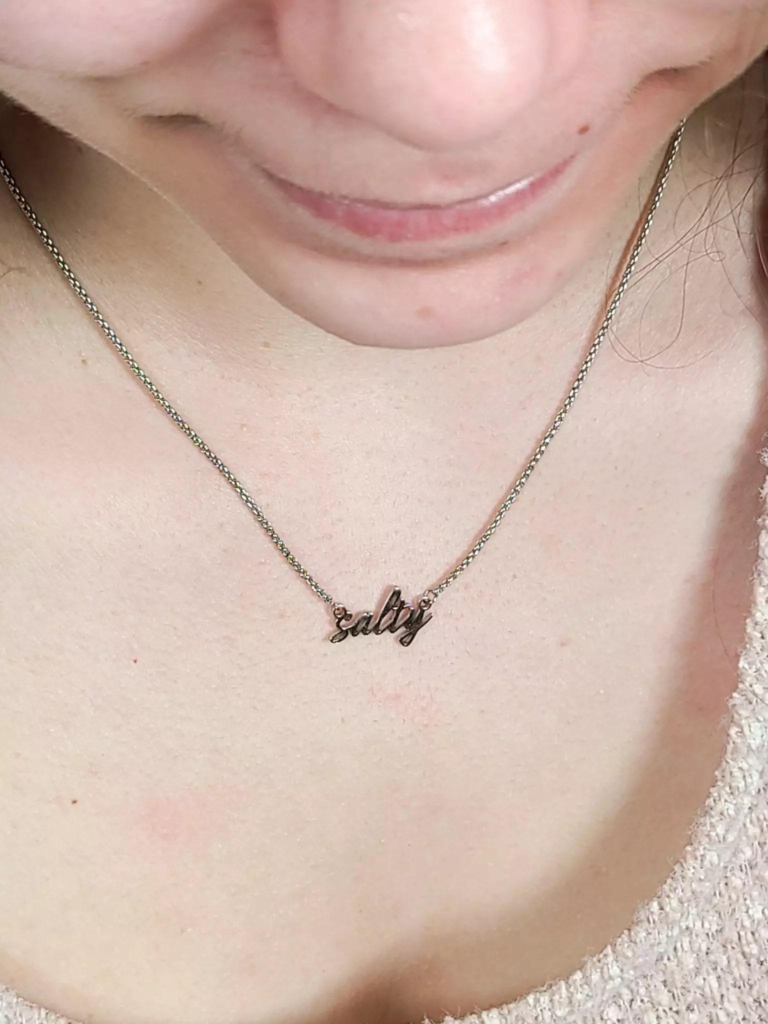 Word Adjustable Necklace