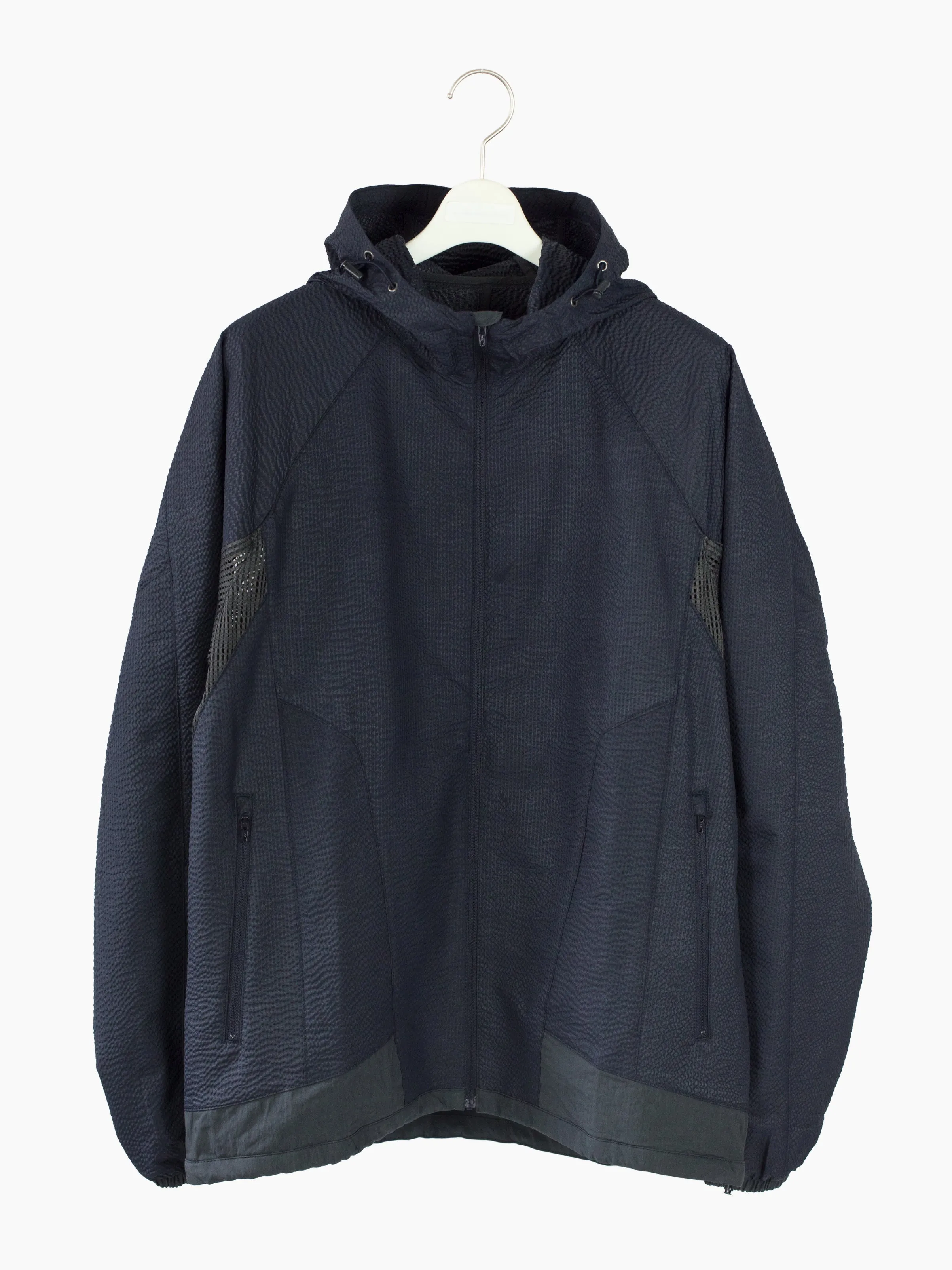 Xlim SS22 Technical Seersucker Composite Hooded Jacket