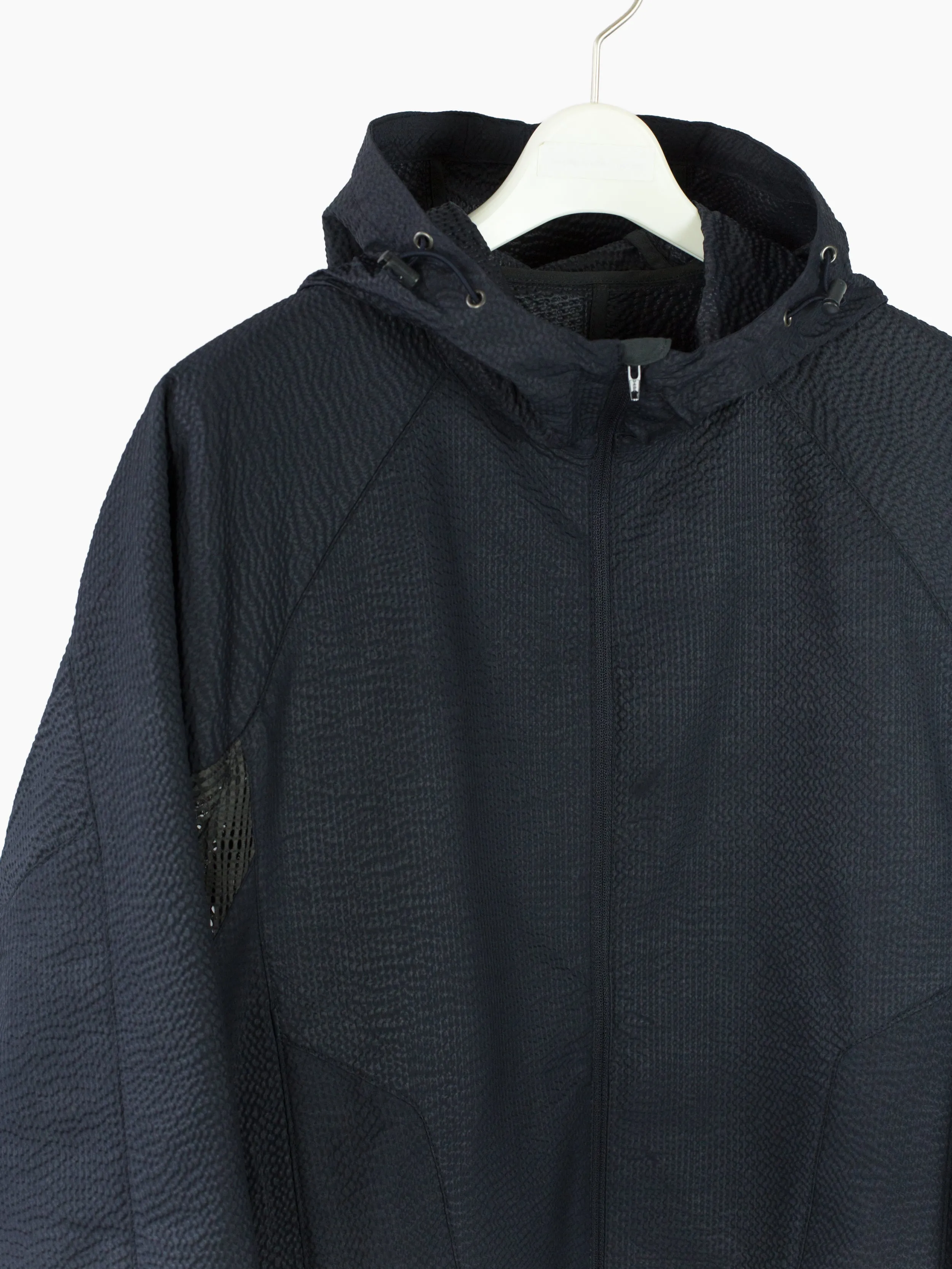 Xlim SS22 Technical Seersucker Composite Hooded Jacket